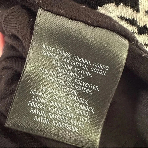 Maeve Anthro Effamy Black White Polka Dot Floral Sleeveless Knit Dress Medium - Picture 8 of 8